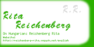 rita reichenberg business card